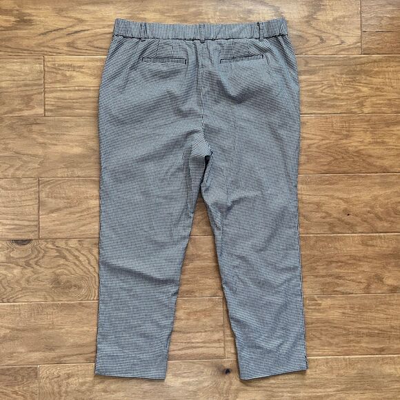 Talbots Hampshire Ankle Pants Size 16P Petite Houndstooth Black/White - Picture 2 of 9